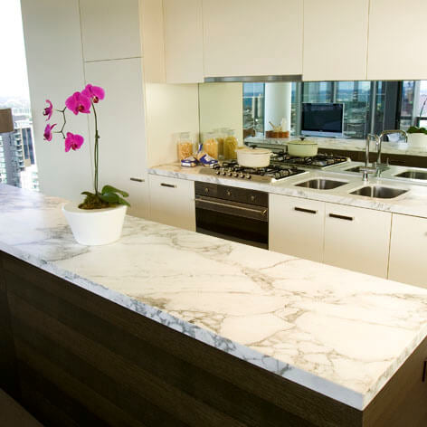 White Marble Benchtop