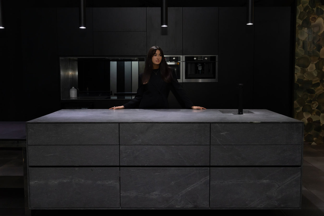 Black Stone kitchen Benchtop